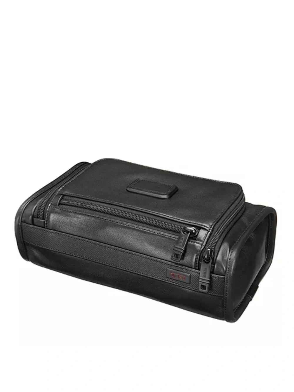Tumi Black Alpha 2 Leather Men's Toiletry Kit Bag